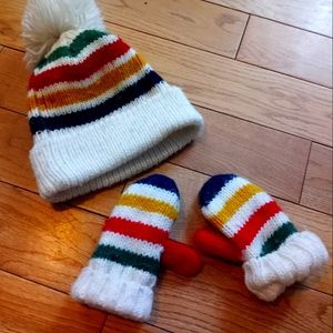 Hudson Bay Tuque and Mittens